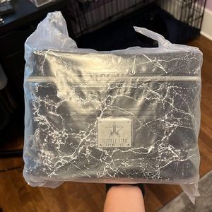 NWT Jeffree Star Black Marble Makeup Bag Case